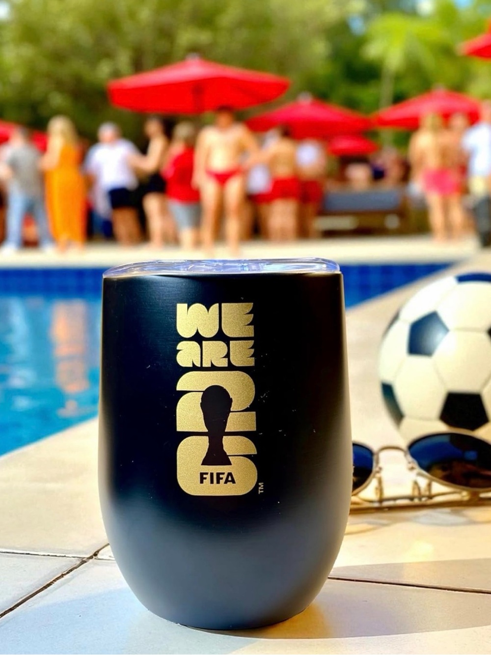 NWT-Official 2026 FIFA World Cup  Wine Tumbler  ⚽️ 🍷